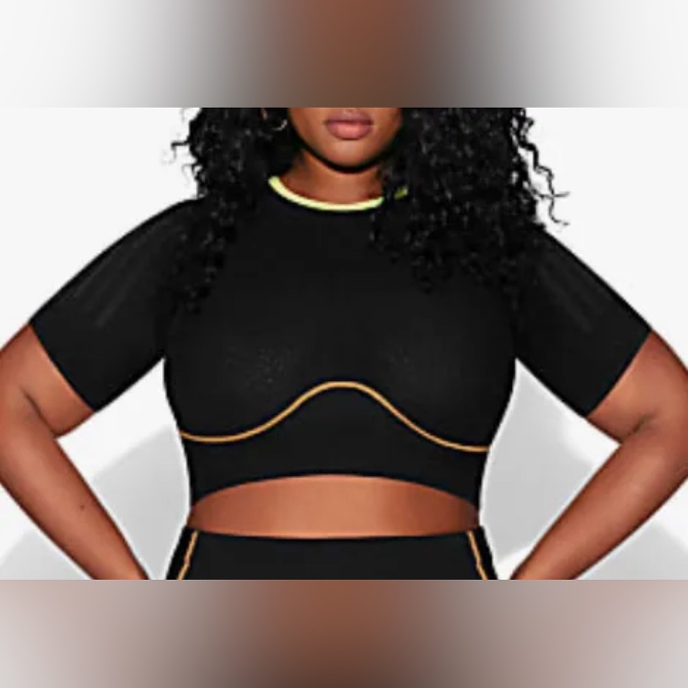Adidas Women's x IVY PARK Knit Crop Top Black GS0377